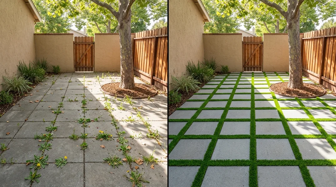 Result artificial grass installation in Modesto - Modesto Turf Installation